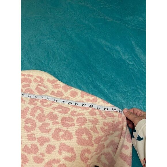 Adora Womens Small Leopard Print Sweater 50% Viscose 28% Nylon & 22% Polyester P - Picture 9 of 13